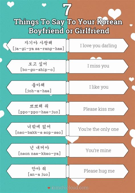 girlfriend in korean language.